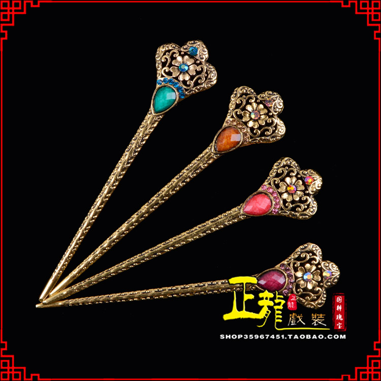 库伦旗头饰老旦青衣员外夫人簪子 老旦发簪