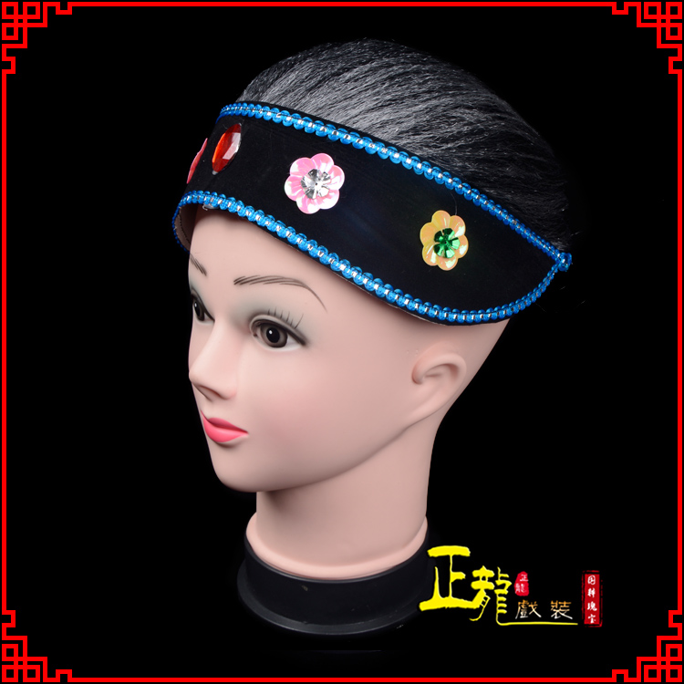 库伦旗老旦媒婆穷老太婆假发套 老旦头套