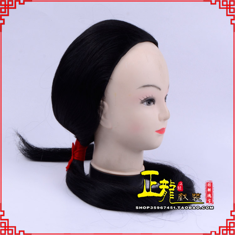 库伦旗古装影视演出头套花旦假发 真发古装发