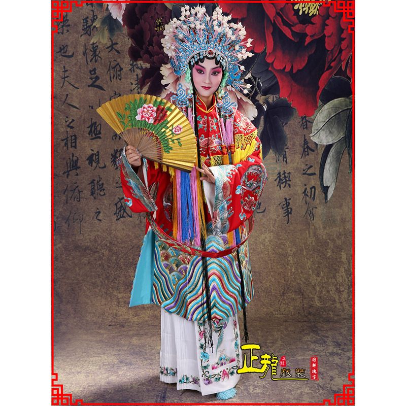 库伦旗凤袍杨贵妃贵妃醉酒 软绉团凤女蟒