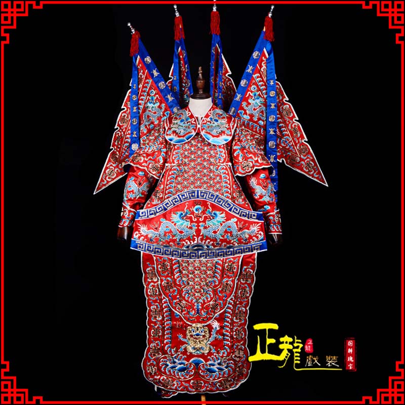 库伦旗武生戏服戏曲武将靠